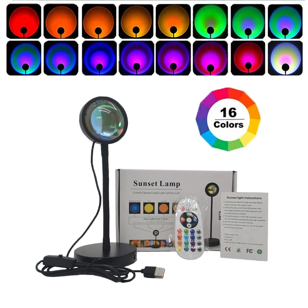 Bluetooth Sunset Illuminating Lamp