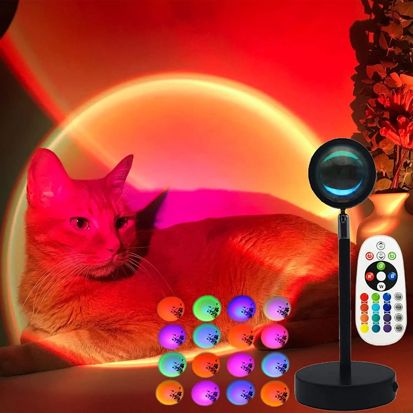 Bluetooth Sunset Illuminating Lamp