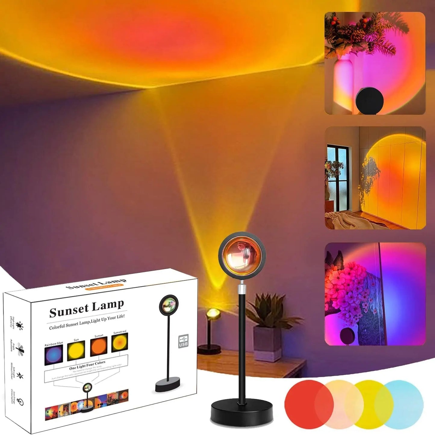 Bluetooth Sunset Illuminating Lamp